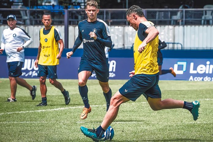 Ricardo Catalá, Anderson Uchôa, Fabinho e Diego Guerra – Foto: Samara Miranda (Clube do Remo)