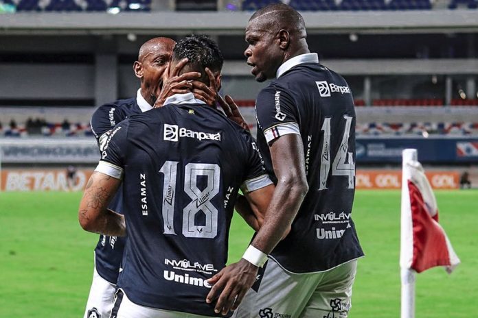 Remo 2×1 Ypiranga-RS (Jean Silva, Richard Franco e Diego Ivo) – Foto: Samara Miranda (Clube do Remo) Remo 2×1 Ypiranga-RS (Jean Silva, Richard Franco e Diego Ivo) – Foto: Samara Miranda (Clube do Remo)