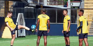 Leonan, Laranjeira, Anderson Uchôa e Renanzinho – Foto: Samara Miranda (Clube do Remo)