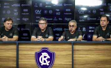 Milton Campos, Antônio Carlos Teixeira, Sérgio Papellin e Glauber Gonçalves – Foto: Samara Miranda (Clube do Remo)