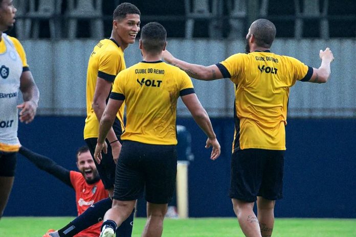 Ribamar, Marcelo Rangel, Kanu, Marco Antônio e Ytalo – Foto: Samara Miranda (Clube do Remo)