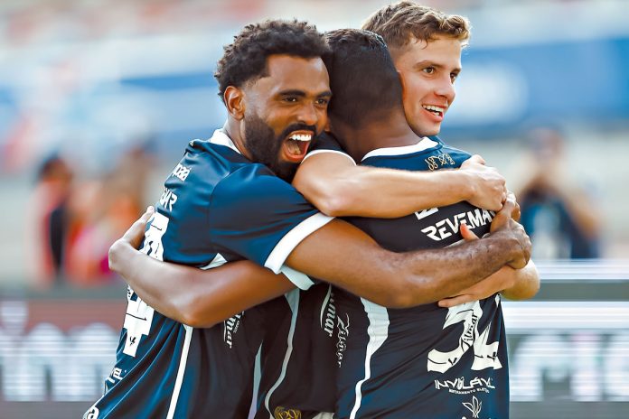 Remo 2×0 América-MG (Caio Vinícius, Pedro Rocha e Luan Martins) – Foto: Thiago Gomes (O Liberal)