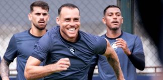 Felipe Vizeu, Pedro Castro e Pedro Rocha – Foto: Samara Miranda (Clube do Remo)