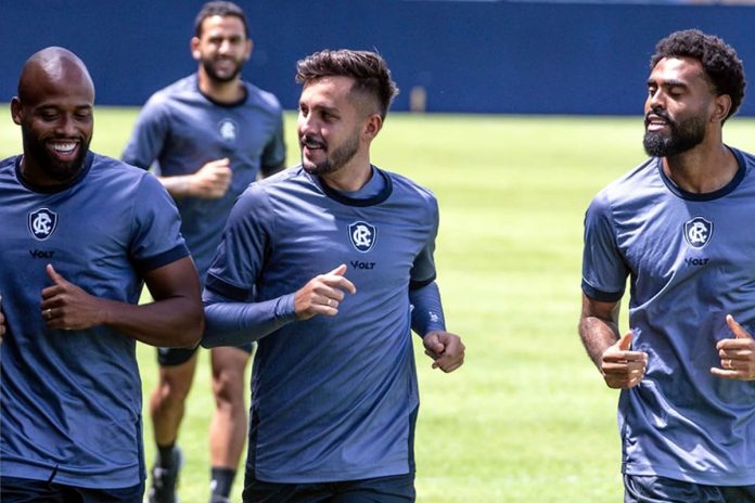Reynaldo, Marcelinho, Giovanni Pavani e Caio Vinícius – Foto: Samara Miranda (Clube do Remo)