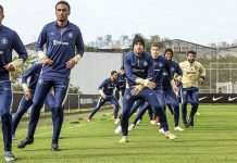 Jogadores remistas realizam atividade física – Foto: Samara Miranda (Clube do Remo)