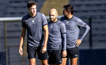 Luan Martins, Régis e Giovanni Pavani – Foto: Samara Miranda (Clube do Remo)