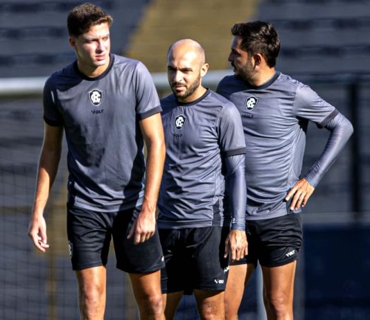 Luan Martins, Régis e Giovanni Pavani – Foto: Samara Miranda (Clube do Remo)