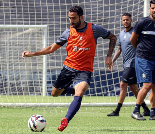 Marcelinho, Maxwell e António Oliveira – Foto: Samara Miranda (Clube do Remo)