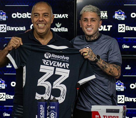 Marcos Braz e Diego Hernandez – Foto: Samara Miranda (Clube do Remo)
