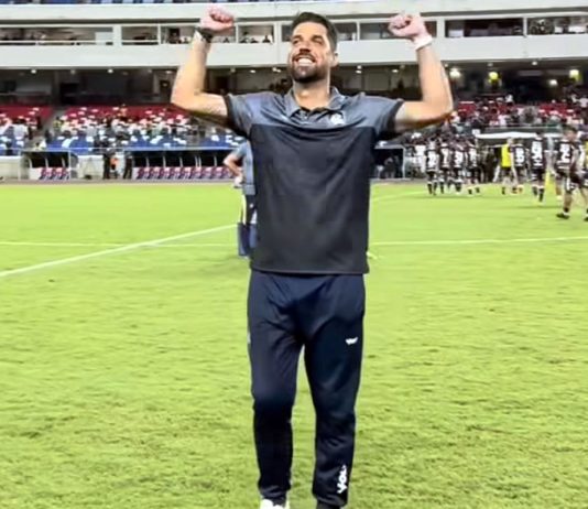 Remo 2×1 Avaí-SC (António Oliveira) – Foto: Reprodução (RemoTV)