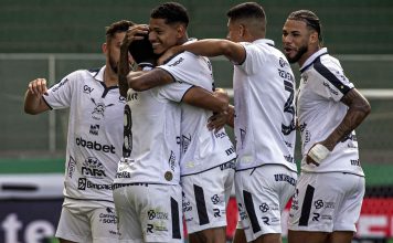 América-MG 0×1 Remo (Giovanni Pavani, Matheus Davó, Marrony, Camutanga e Nathan Santos) – Foto: Samara Miranda (Clube do Remo)