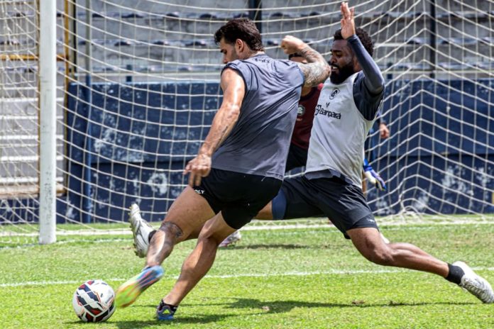 Felipe Vizeu e Caio Vinícius – Foto: Samara Miranda (Clube do Remo)
