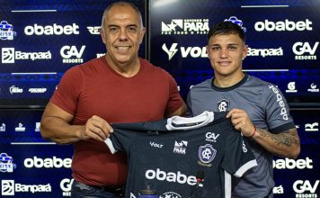Marcos Braz e Nico Ferreira – Foto: Samara Miranda (Clube do Remo)