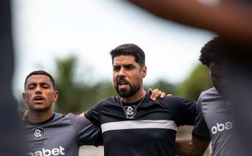 Pedro Rocha, António Oliveira e Caio Vinícius – Foto: Samara Miranda (Clube do Remo)