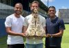 Rafael Castro, Léo Lang e Pedro Rocha –– Foto: Divulgação (Clube do Remo)