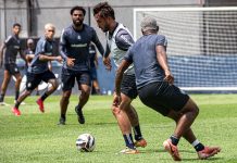 Caio Vinícius, Giovanni Pavani e Jaderson – Foto: Samara Miranda (Clube do Remo)