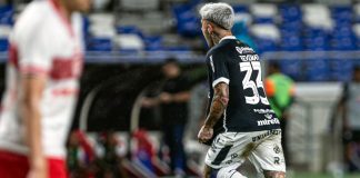 Diego Hernandez comemora primeiro gol pelo Remo: “Trabalhei muito para chegar até aqui” Remo 4×2 CRB-AL (Diego Hernandez) – Foto: Samara Miranda (Clube do Remo)