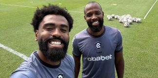 Remo volta aos treinos mirando as últimas 3 decisões da Série B Caio Vinícius e Reynaldo – Foto: Divulgação (Clube do Remo)