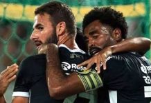 Remo vence a 6ª seguida e dorme na vice-liderança da Série B Cuiabá-MT 1×3 Remo (Panagiotis Tachtsidis e Caio Vinícius) – Foto: Raul Martins (Clube do Remo)