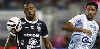 Pedro Costa volta a jogar 90 minutos após 4 meses e fala sobre marcar amigo Garcez: “Adversário muito difícil” Paysandu 2×3 Remo (Pedro Costa) – Foto: Thiago Gomes (O Liberal)