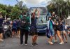 Torcida do Remo recebe time com festa após vitória diante do Cuiabá-MT Fenômeno Azul – Foto: Luis Carlos (Clube do Remo)