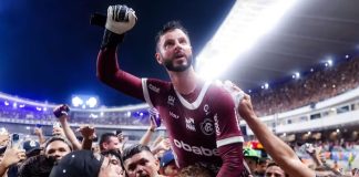 Os pilares do acesso do Leão Remo 3×1 Goiás-GO (Marcelo Rangel) – Foto: Fernando Torres