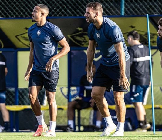 Freitas, Panagiotis Tachtsidis e Léo Andrade – Foto: Raul Martins (Clube do Remo)