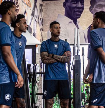Marcos Braz planeja mais contratações até o final da janela para “dar mais musculatura ao elenco” Jorge, Kayky, Alef Manga, Marrony e Zé Ricardo – Foto: Raul Martins (Clube do Remo)