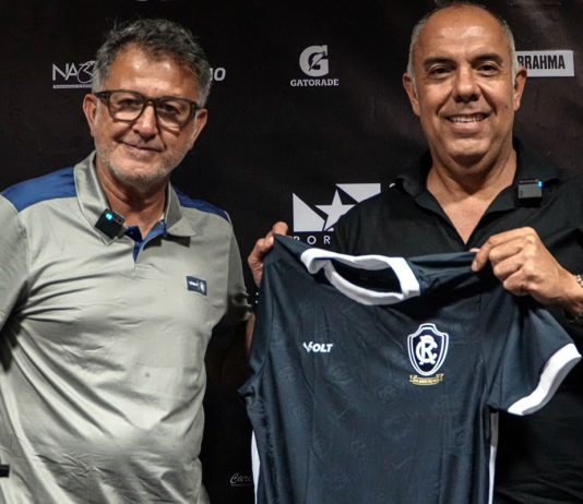 Juan Carlos Osorio e Marcos Braz – Foto: Raul Martins (Clube do Remo)
