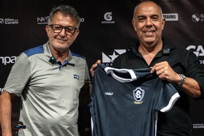 Juan Carlos Osorio e Marcos Braz – Foto: Raul Martins (Clube do Remo)