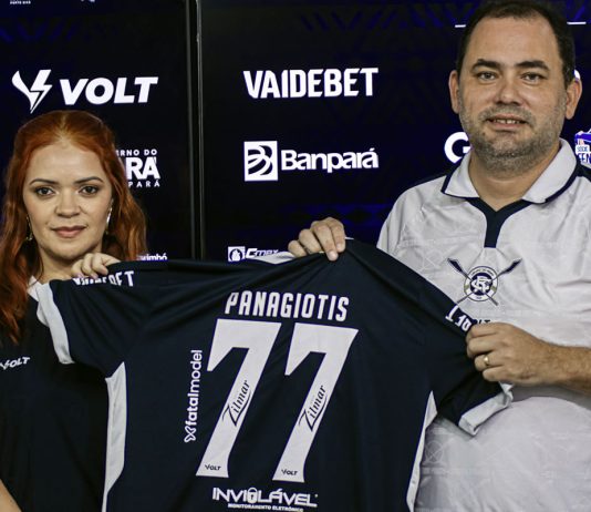 Nina Sag e Glauber Gonçalves – Foto: Divulgação (Clube do Remo)