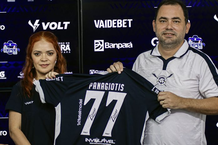 Nina Sag e Glauber Gonçalves – Foto: Divulgação (Clube do Remo) Nina Sag e Glauber Gonçalves – Foto: Divulgação (Clube do Remo)