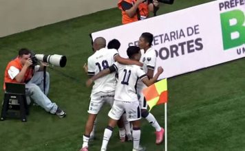 Remo vence Batalhão-TO na 1ª rodada da Copa SP de Futebol Júnior Remo 2×0 Batalhão-TO – Foto: Reprodução (UlissesTV)