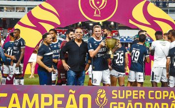 Remo 2×1 Águia de Marabá (Marcos Braz e Klaus) – Foto: Wagner Santana (O Liberal)