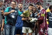 Remo 1×2 Águia de Marabá (Antônio Carlos Teixeira, Panagiotis Tachtsidis, Giovanni Pavani, Marllon e Marcelo Rangel) – Foto: Raul Martins (Clube do Remo)