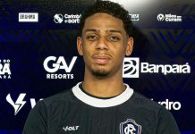 Thalisson é apresentado no Remo e projeta briga saudável na defesa Thalisson – Foto: Samara Miranda (Clube do Remo)