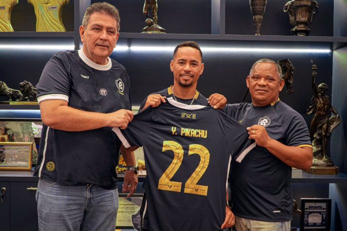 Antônio Carlos Teixeira (Tonhão), Yago Pikachu e Carlos Lisboa – Foto: Samara Miranda (Clube do Remo)